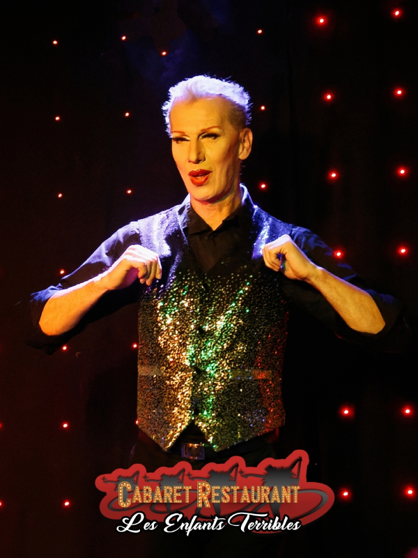 Robe de soirée haute couture cabaret