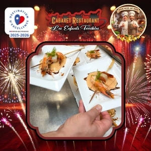 Création sucrée restaurant Les Enfants Terribles