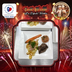 Menu prestige dîner spectacle Rouen